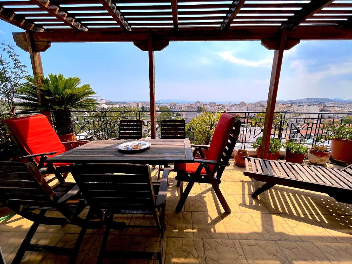 The Best Penthouse View Near Stavros Niarchos Foundation Athen Eksteriør bilde